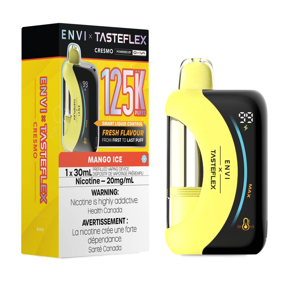 ENVI x OXVA TasteFlex 125K Disposable Vape - Mango Ice